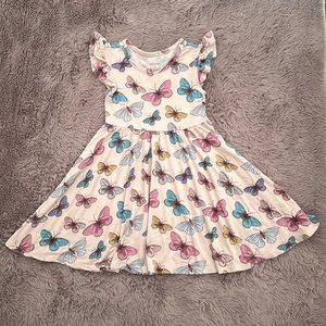 Posh Peanut Nora Ruffled Sleeve Twirl - 2T